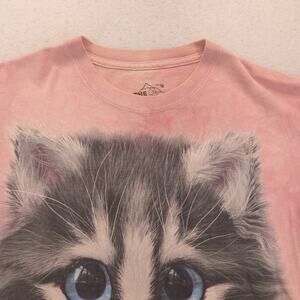 The Mountain Cats Graphic Short Sleeve Crew Neck T Shirt Womens Size M Pink